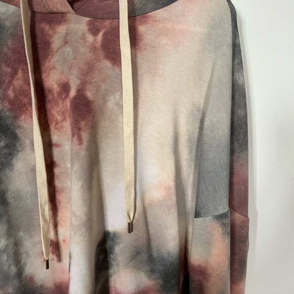 Women's Lightweight Tie-Dye Shirt with Hood Size XL NWOT - Picture 5 of 9